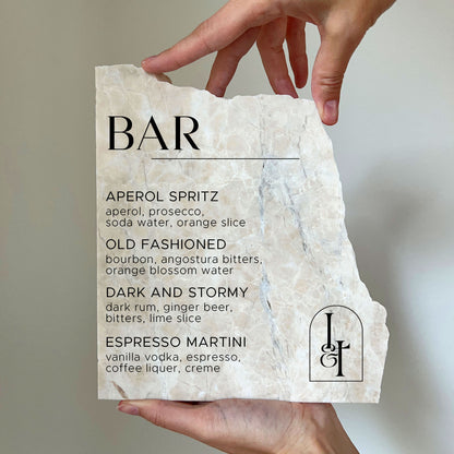 Daylight Marble Bar Sign