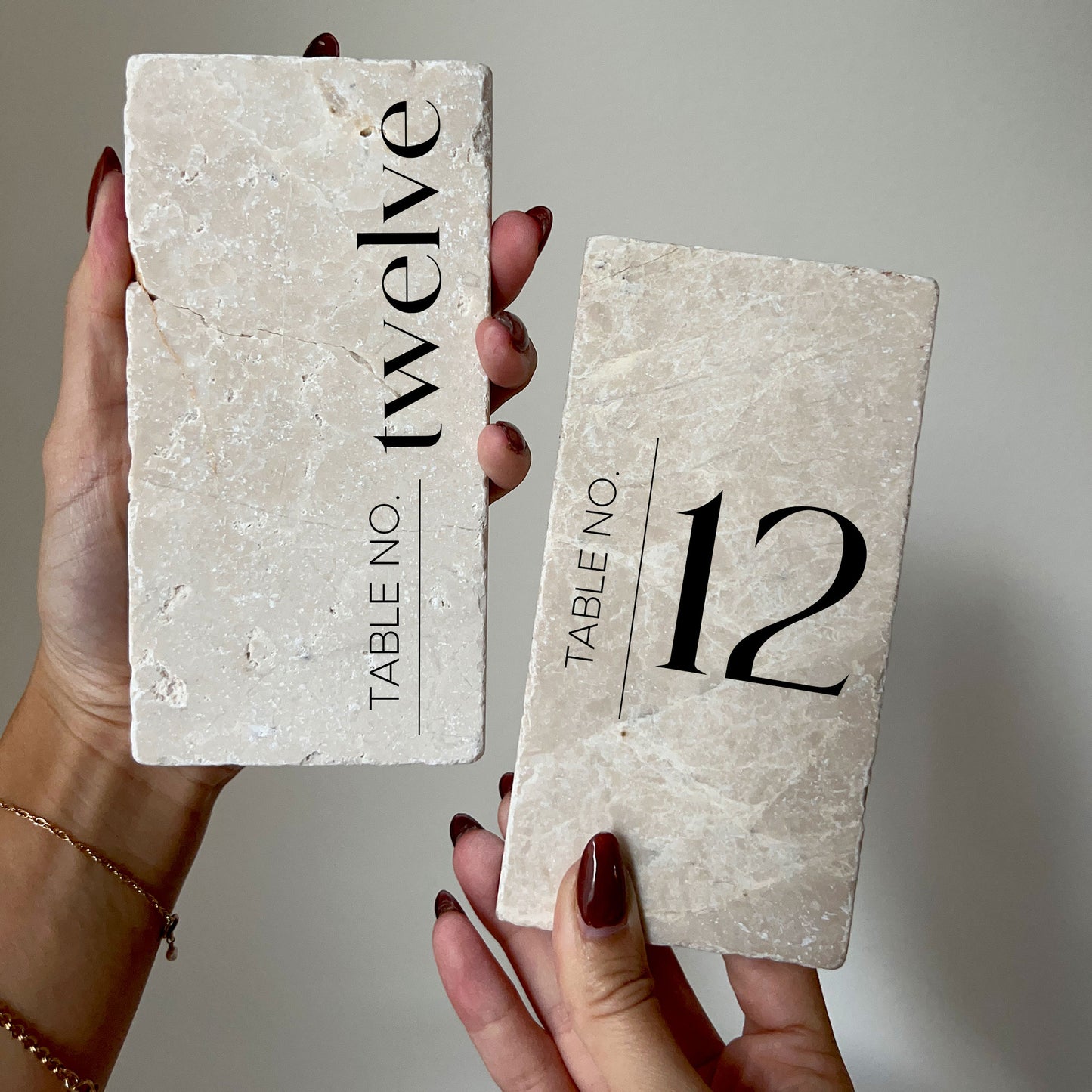 Daylight Marble Table Numbers